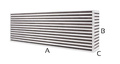 Garrett Intercooler core (533x239x135)