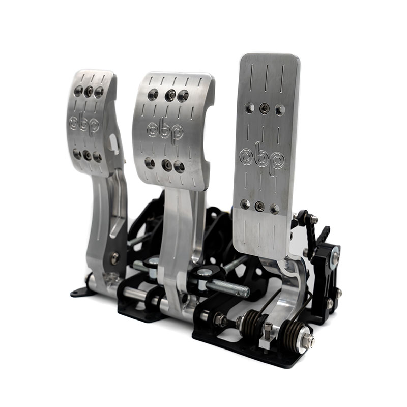OBP Racing Series Floor mounted Pedal box Silver