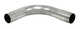 Bent exhaust tube 90° 3" SS (76mm)