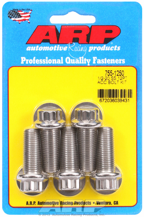 ARP Bolt Kit 1/2-20 x 1.250 SS 12PT