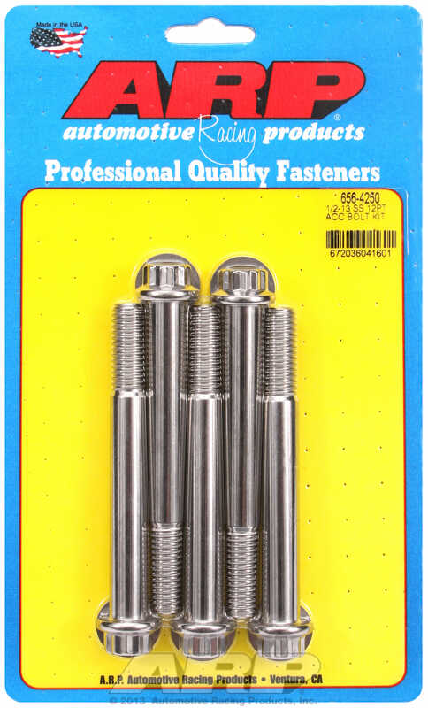 ARP Bolt Kit 1/2-13 x 4.250 SS 12PT
