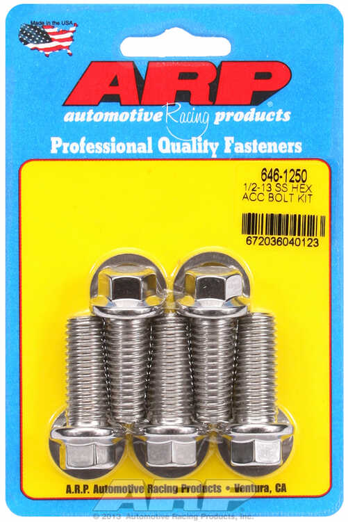 ARP Bolt Kit 1/2-13 X 1.250 SS Hex