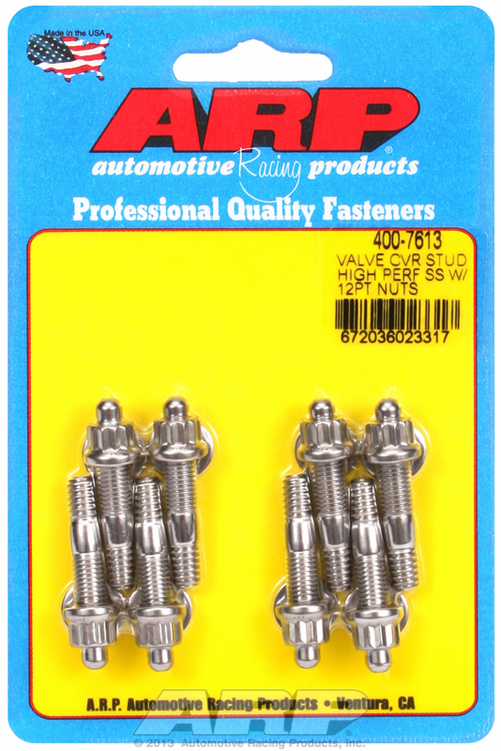 Hi-Performance SS 12pt valve cover stud kit