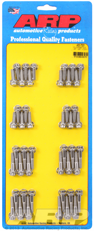 DURAMAX 6.6 trL LB7 12PT VALVE COVER BOLT KIT
