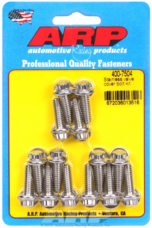 SS valve cover bolt kit