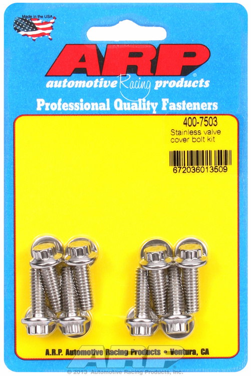 SS valve cover bolt kit