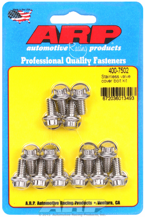 SS valve cover bolt kit
