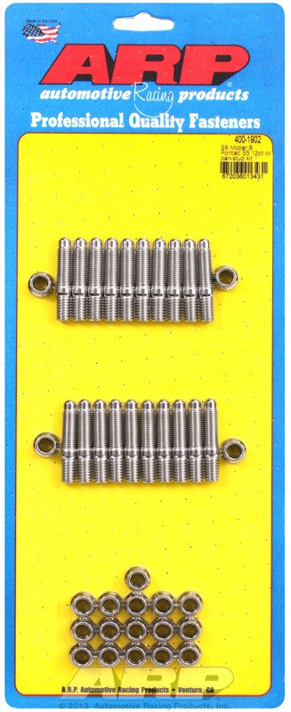 SB Mopar & Pontiac SS 12pt oil pan stud kit
