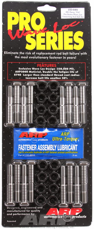 "BB Chevy 7/16"" wave-loc rod bolt kit"