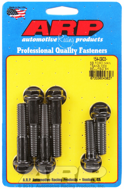 ARP Bellhousing Bolt Kit Ford SB MT Hex