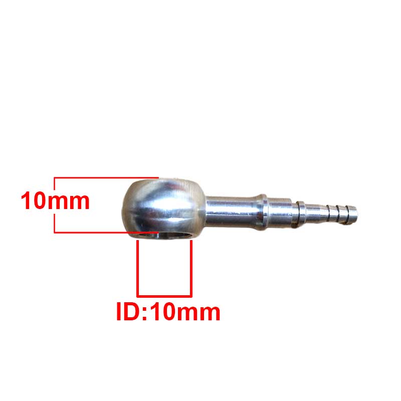 Banjo 10mm straight Stainless Steel