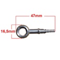 Banjo 10mm straight Stainless Steel