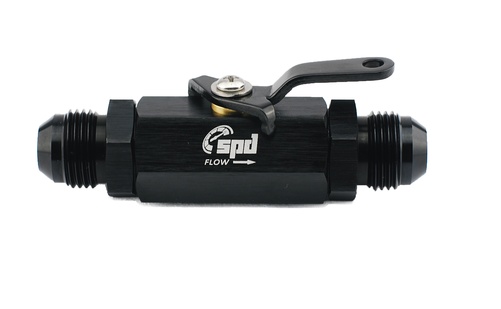 Shut-off valve AN12  black