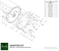 PMC Adapter kit BMW M62 - BMW N57N N57 ZF 8HP70