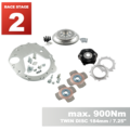 PMC RACE STAGE 2 BMW M50 M52 M54 S50 S52 S54 - BMW M57N HGD JGA - 184mm 7.25" (P) (V)