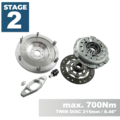PMC STAGE 2 BMW M50 S50 M52 S52 M54 S54 - BMW N54 - 215mm / 8.46"