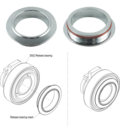 PMC Adapter Kit Nissan RB - Nissan 350Z Z33 370Z Z34 - 184mm / 7.25" (P)