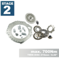 PMC STAGE 2 GM Chevrolet LS - BMW M57N HGD JGA - 228mm / 8.98"