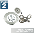 PMC STAGE 2 GM Chevrolet LS - BMW M57N HGD JGA - 228mm / 8.98"