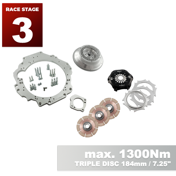 PMC RACE STAGE 3 Ford Barra - BMW M57N HGU HGK / N54 - 184mm / 7.25" (P)