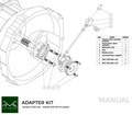 PMC Adapter Kit Honda K - Mazda RX-8 5-speed - 240mm / 9.45"