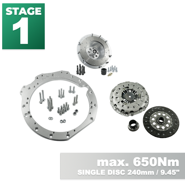 PMC STAGE 1 Mercedes-Benz M112 M113 - BMW M57 / E46 S54 M3 - 240mm / 9.45"