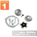 PMC RACE STAGE 1 Mercedes-Benz M112 M113 - BMW M57N HGU HGK / N54 - 240mm / 9.45"