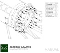 PMC Adapter kit Mercedes-Benz M113 - BMW M50 S50 M52 S52 M54 - 240mm / 9.45"