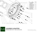 PMC Adapter Kit Mercedes-Benz M112 M113 - BMW M57N HGD JGA - 240mm / 9.45"