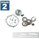 PMC STAGE 2 Nissan RB - BMW M57N HGD JGA - 228mm / 8.98"