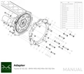 PMC RACE STAGE 1 Toyota JZ 1JZ 2JZ - manual BMW M57 / E46 S54 M3 - 240mm / 9.45"