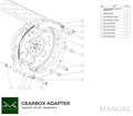 PMC Adapter Kit Toyota JZ - Mazda RX-8 - 240mm / 9.45"