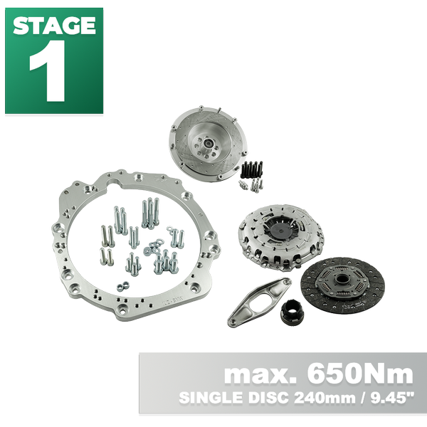 PMC STAGE 1 Toyota UZ - BMW M57N HGD JGA - 240mm / 9.45"