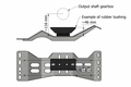 Gearbox mount GM T5/T56/4L60 - Volvo 740 / 940