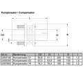 Tube flange 3 inch Stainless (76mm)