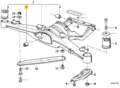 IRP Differential bushing Polyurethane BMW E34, E32