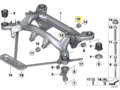 IRP Differential bushings Aluminum BMW E8X, E9X M1, M3