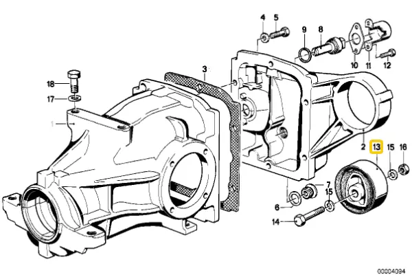 IRP Differential bushing Polyurethane BMW E30, E36/5