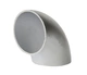 Aluminum tube 90 degrees 76x3mm