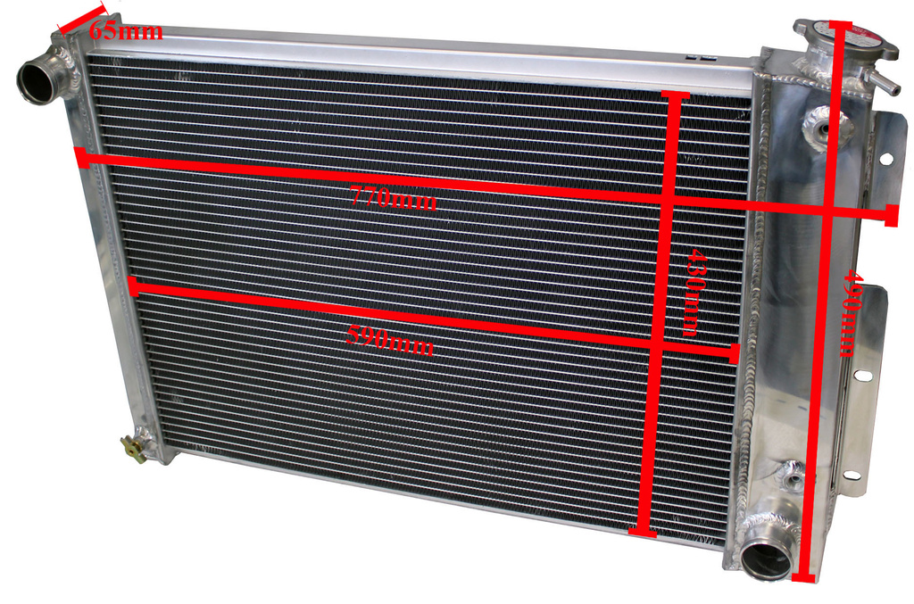 Radiator Camaro, Firebird BB 67-69