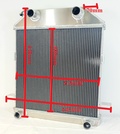 Radiator Ford/Hot Rod 39-40