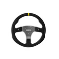 Sparco R330B Steering wheel Leather, With buttons