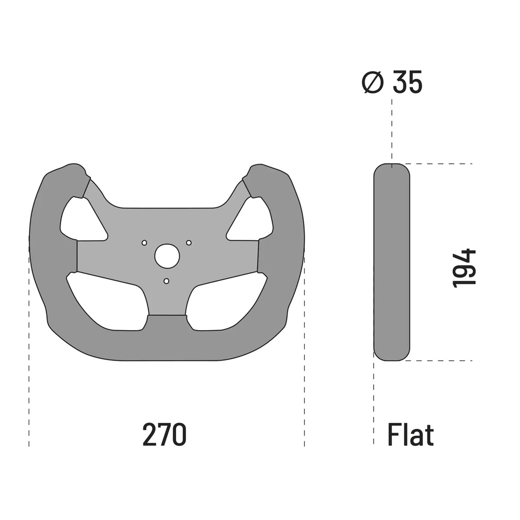 Sparco F-10 C Steering wheel Suede