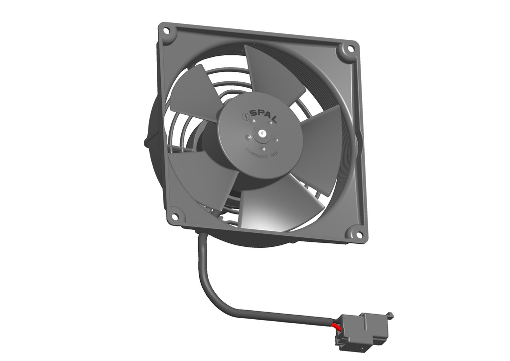 SPAL cooling fan 115mm / 4,5" blowing