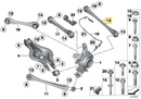 IRP Rear adjustable toe arms BMW F2x, F3x