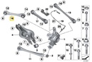 IRP Rear adjustable control arms BMW F2x, F3x