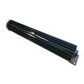 Fuel cooler Black 1/4 NPT 48cm (2 row)