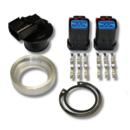 Contact tank feedthrough universal with welding flange in aluminum