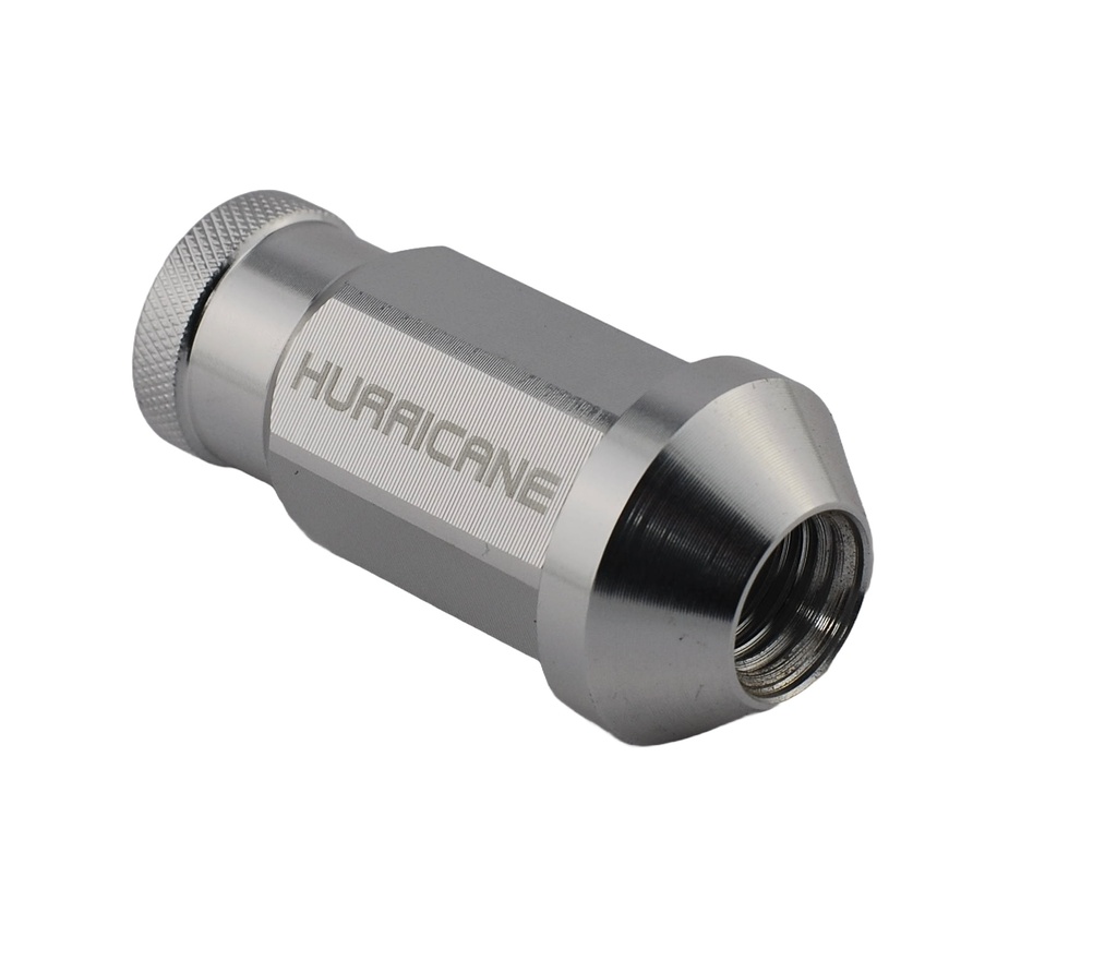 Wheel Nut Aluminum Silver M12x1,25 (50mm)