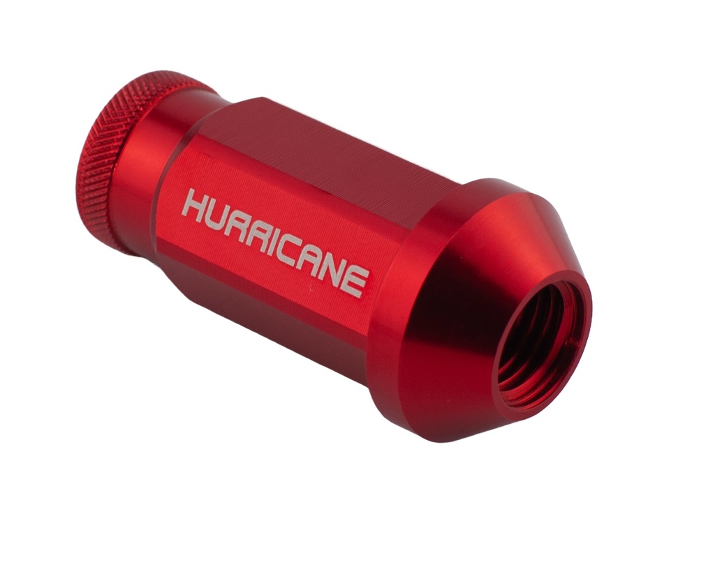 Wheel Nut Aluminum Red M12x1,5 (50mm)